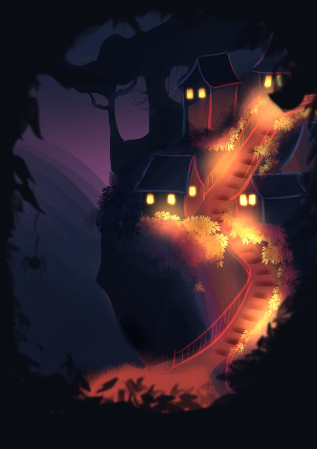 dessin digital village