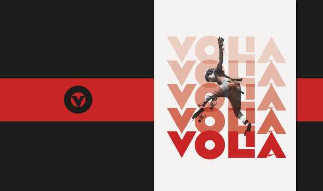 identité visuelle skate volia