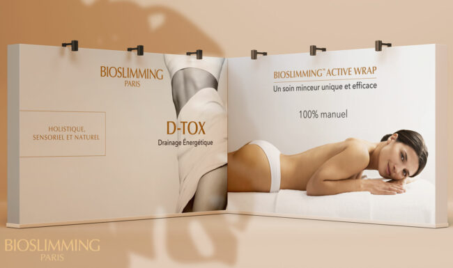 Création graphique PLV merchandising cosmetique
