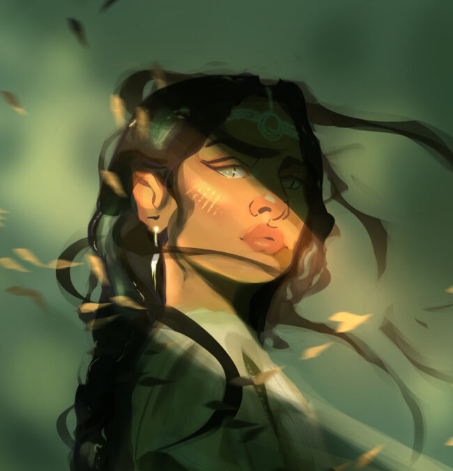 dessin digital elfe